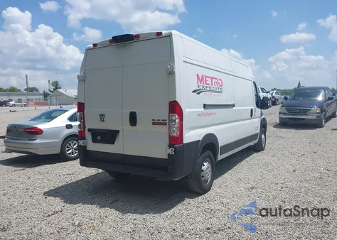 2021 Ram Promaster 2500 High Roof 159 Wb из США, поврежденный, VIN 3C6LRVDGXME544033